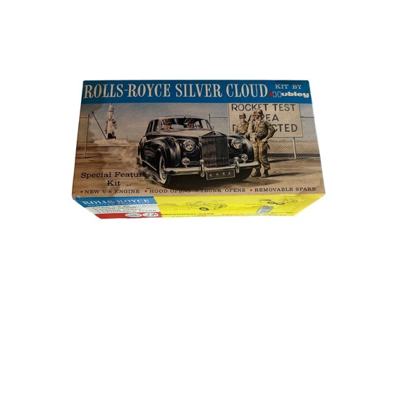 Hubley Other - Hubley Rolls-Royce‎ Silver Cloud 1/24 Scale Model Kit Unassembled